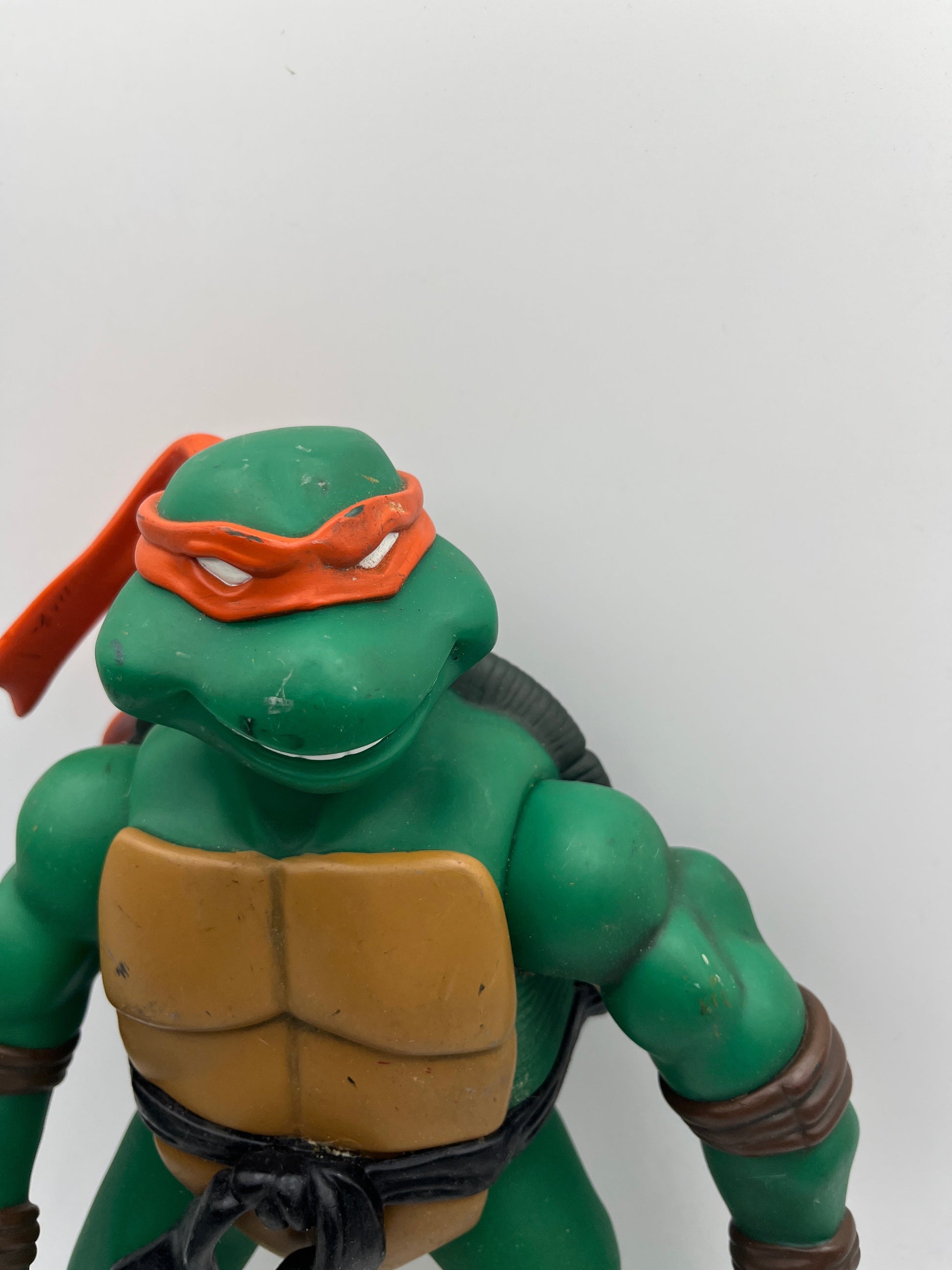 Vintage TMNT Michaelangelo 12" Large Teenage Mutant Ninja Turtles Figure 2002 FRENLY BRICKS - Open 7 Days