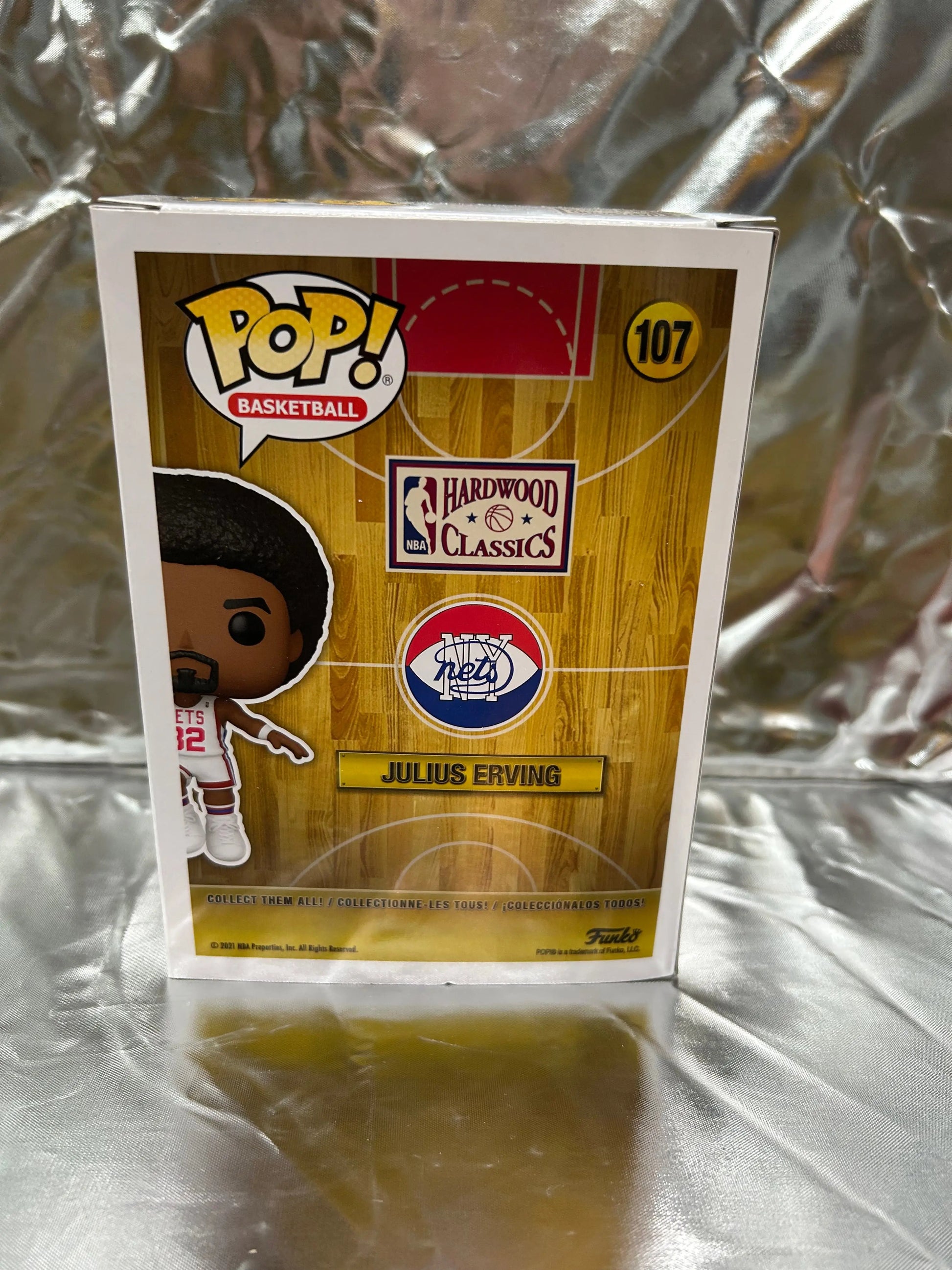 Funko Pop Vinyl #107 Julius Erving FRENLY BRICKS - Open 7 Days