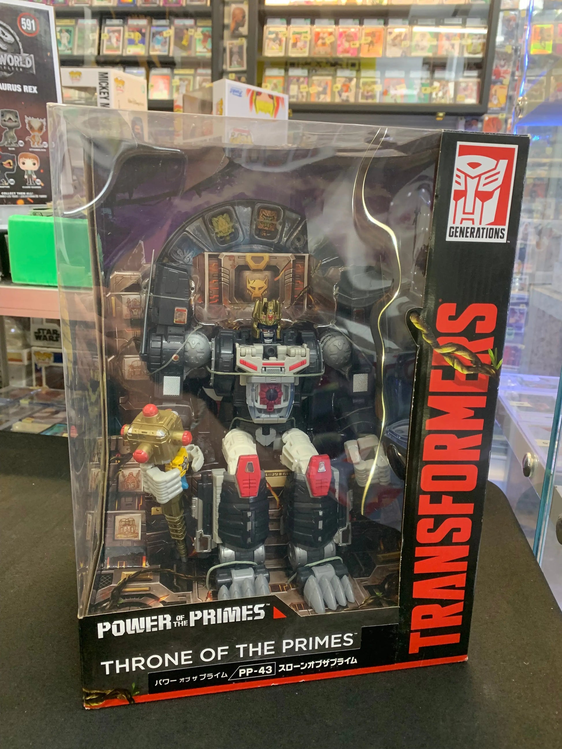 Transformers PP-43 Power of the Primes Throne of the Primes Optimus Primal Tomy FRENLY BRICKS - Open 7 Days