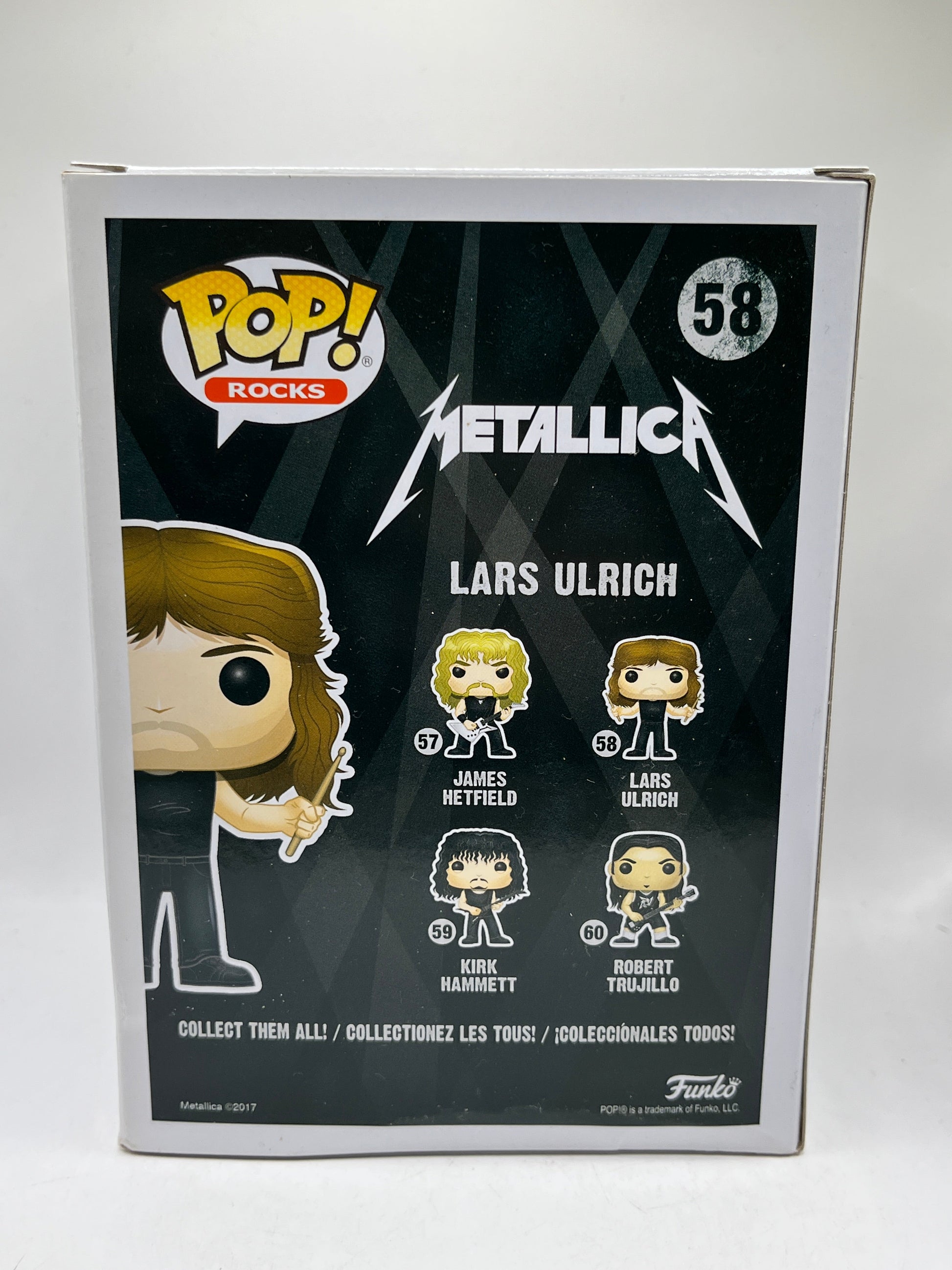 Funko POP! Rocks Metallic - Lars Ulrich #58 - Vinyl Collectable FRENLY BRICKS - Open 7 Days