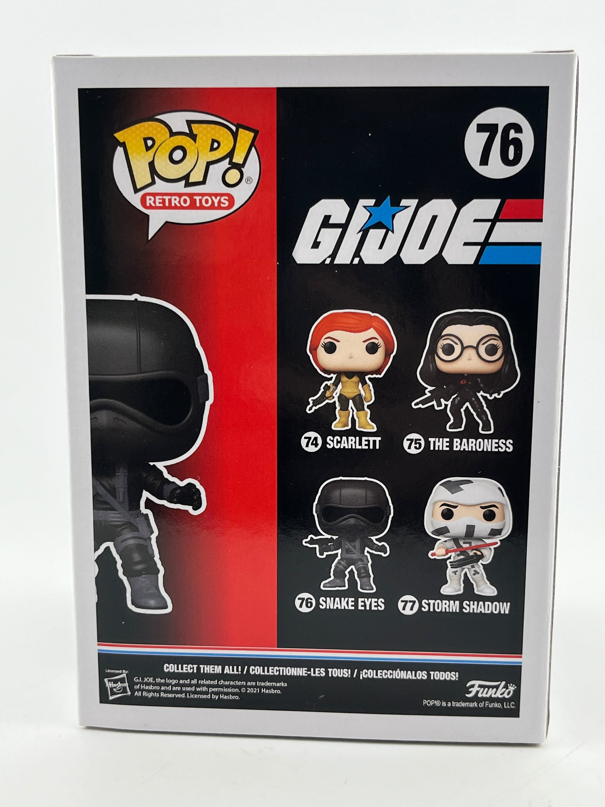 Funko POP! Retro Toys G.I.Joe - Snake Eyes #76 - Vinyl Collectable FRENLY BRICKS - Open 7 Days