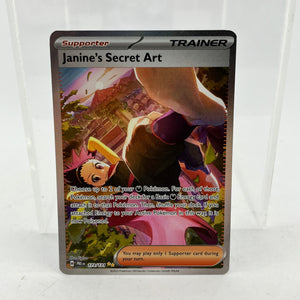 Pokémon - Janine's Secret Art - Prismatic Evolutions Sir 173/131 SV FRENLY BRICKS - Open 7 Days