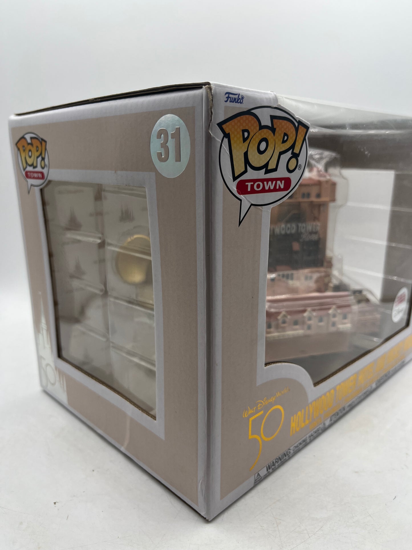 Funko Pop Hollywood Tower Hotel and Mickey Mouse Gold #31 (Disney Exclusive)