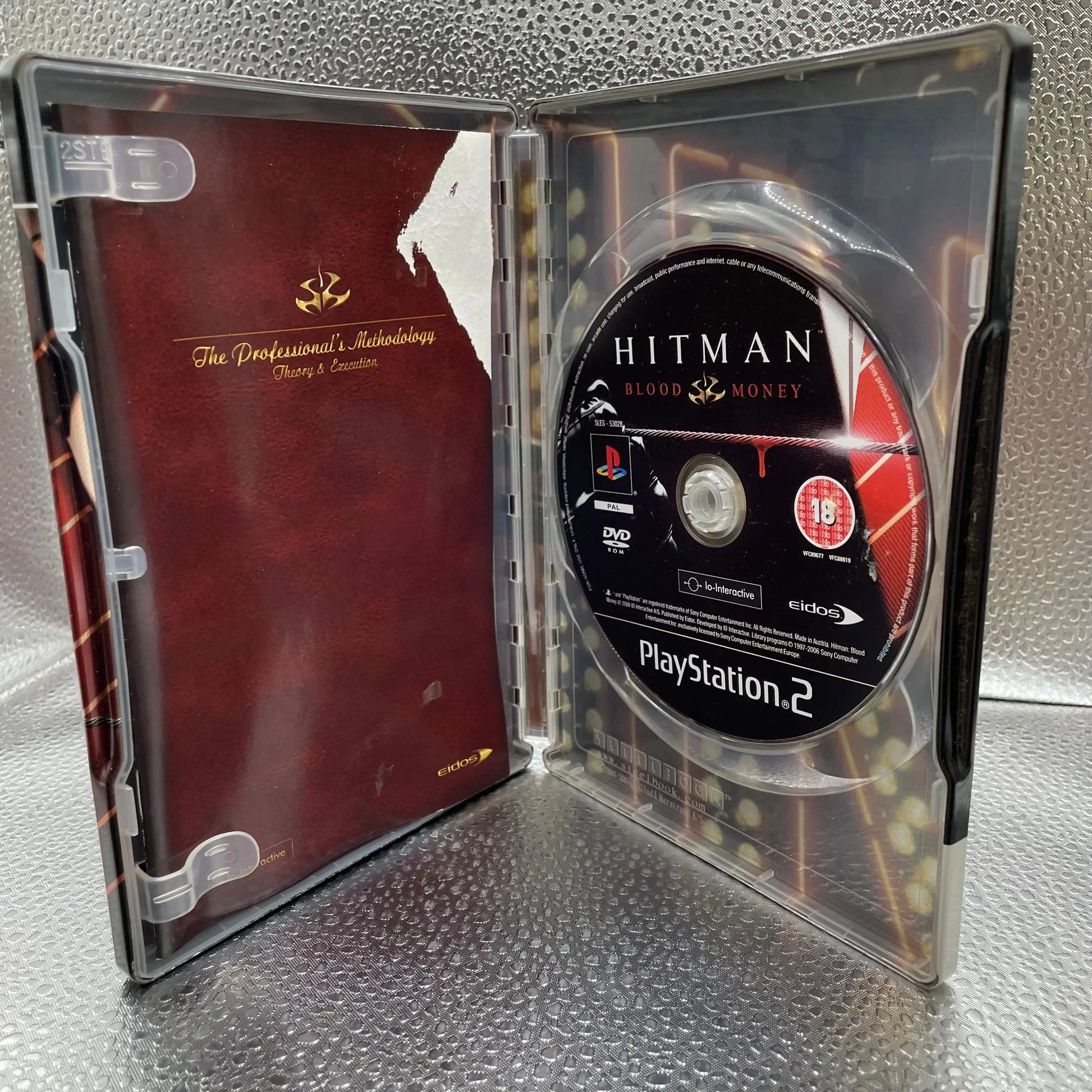 Hitman Blood Money Steelbook PS2 PlayStation 2 Used Game Tested PAL FRENLY BRICKS - Open 7 Days