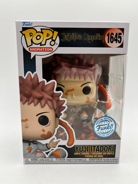 Funko POP! Animation JuJutsu Kaisen - Yuji Itadori #1645 - Special Edition FRENLY BRICKS - Open 7 Days