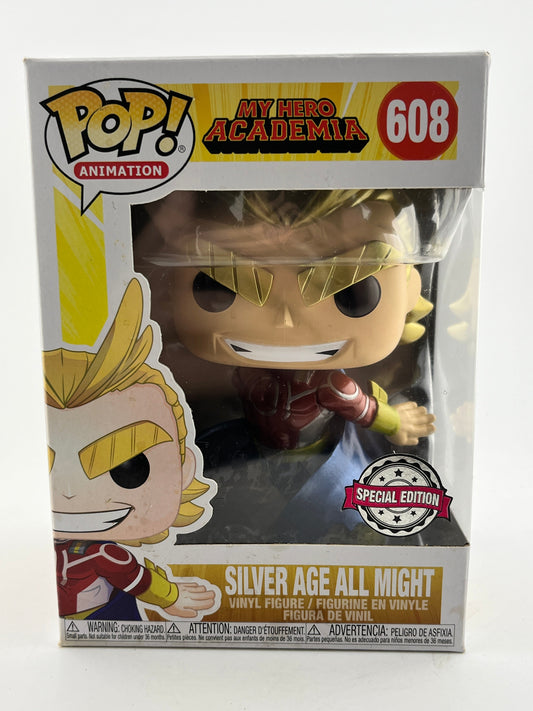 Funko POP! Animation My Hero Academia - Silver Age All Might - Special Edition FRENLY BRICKS - Open 7 Days