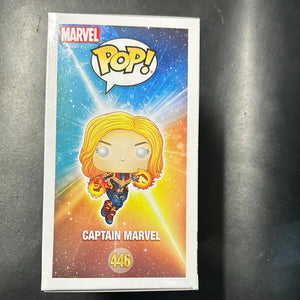 Pop Vinyl Marvel #446 Captain Marvel FRENLY BRICKS - Open 7 Days