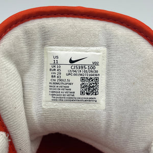 Nike Air Barrage Low Rucker Park Size 12 USED ORANGE/WHITE FRENLY BRICKS - Open 7 Days