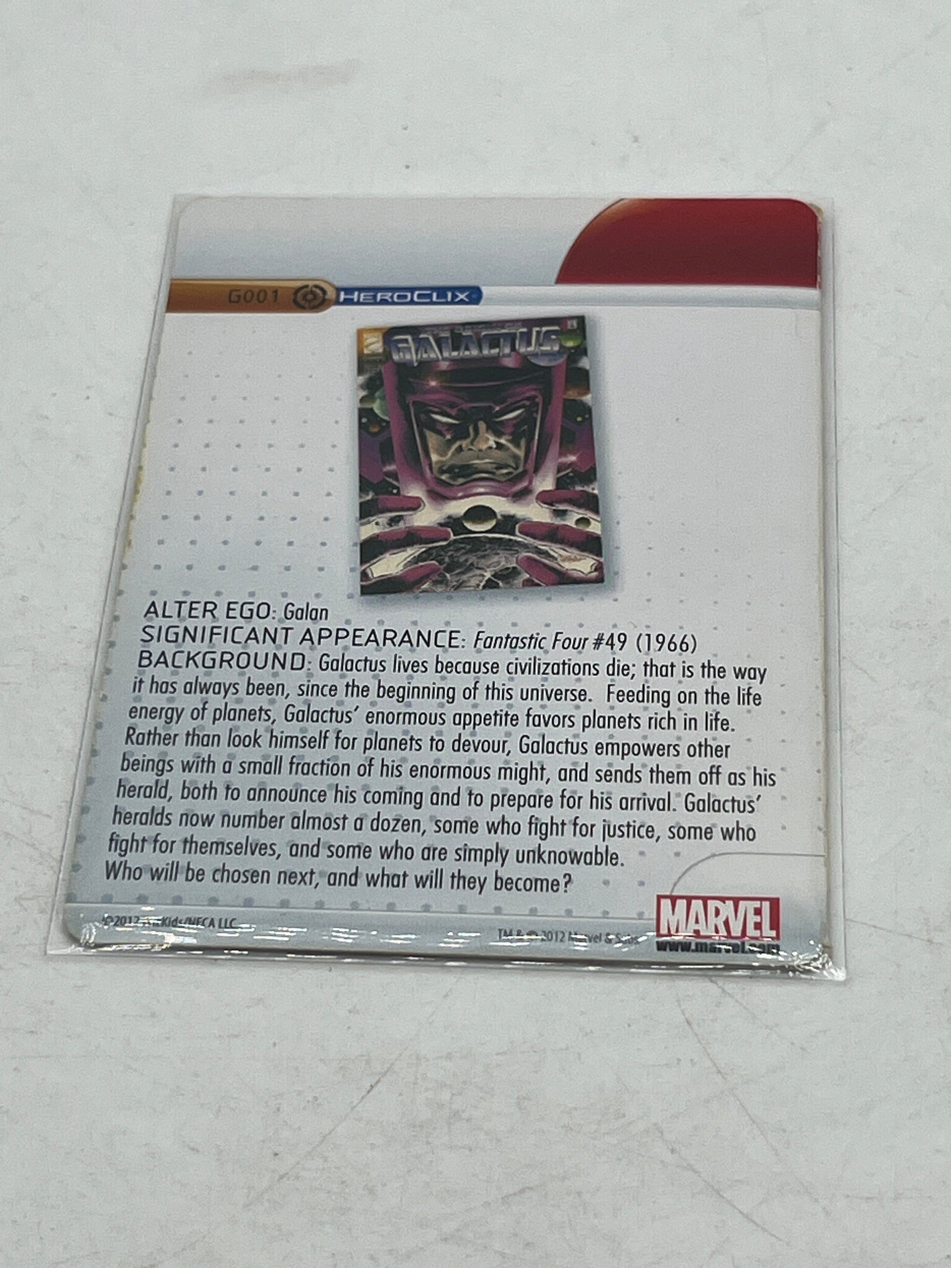 MZ04 Galactus #G001 Galactic Guardians Giant Marvel Heroclix with Card FRENLY BRICKS - Open 7 Days