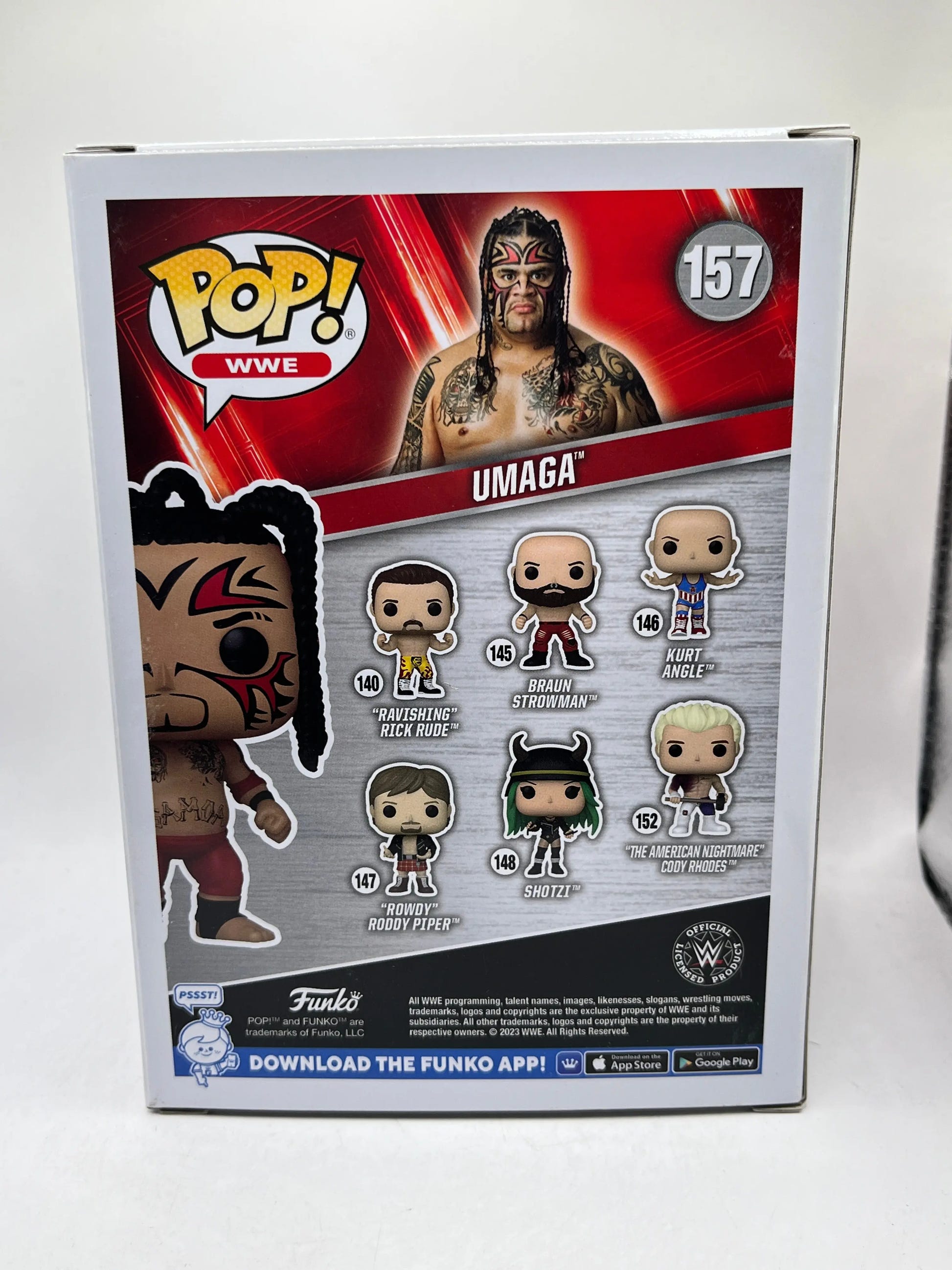 Funko POP! WWE - Umaga #157 - Vinyl Collectable FRENLY BRICKS - Open 7 Days image 3