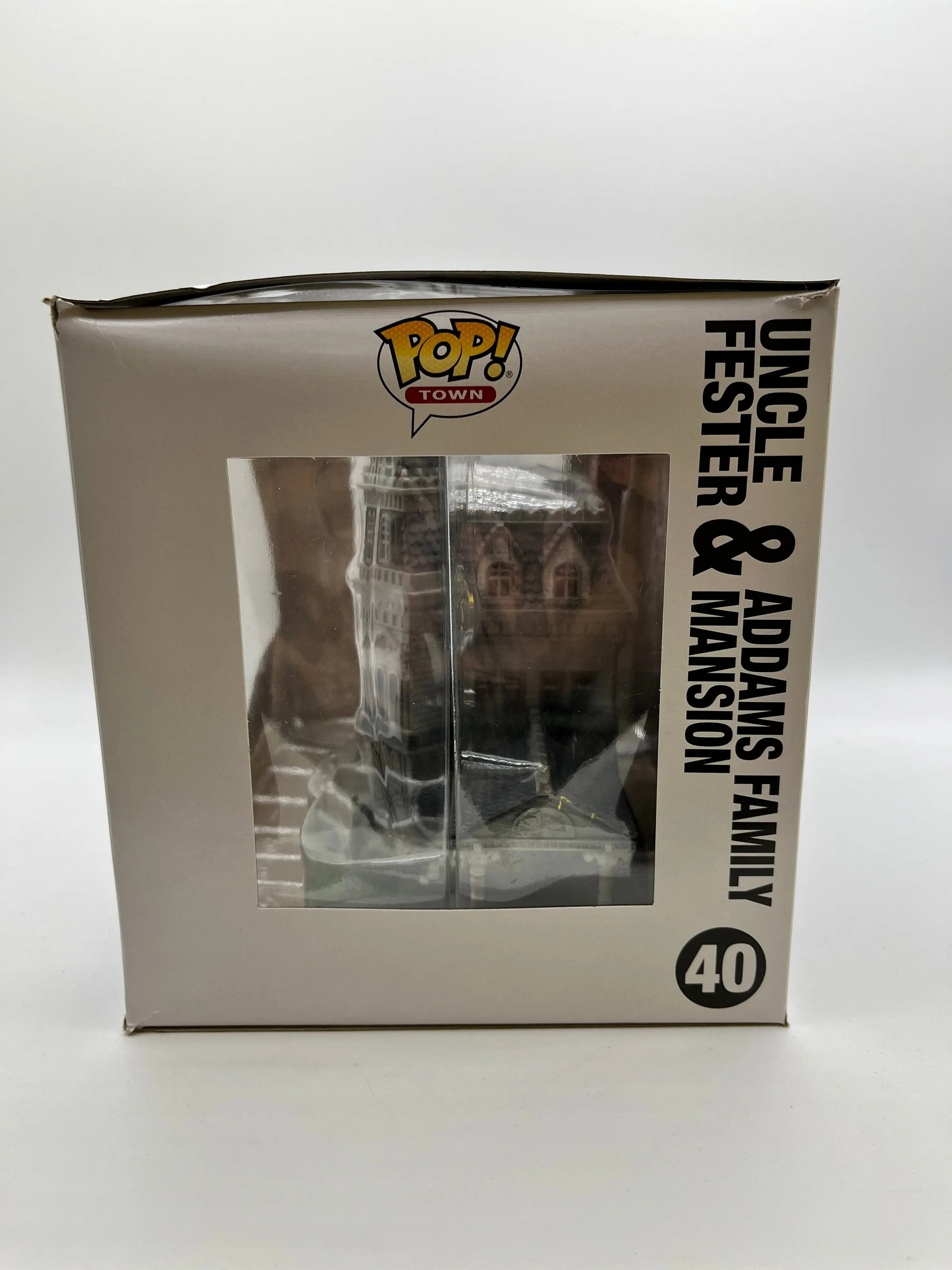 Funko POP! Town The Addams Family - Uncle Fester With Mansion #40 FRENLY BRICKS - Open 7 Days