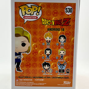 Funko POP! Animation DragonBall Z - Android 18 #530 - Vinyl Collectable FRENLY BRICKS - Open 7 Days