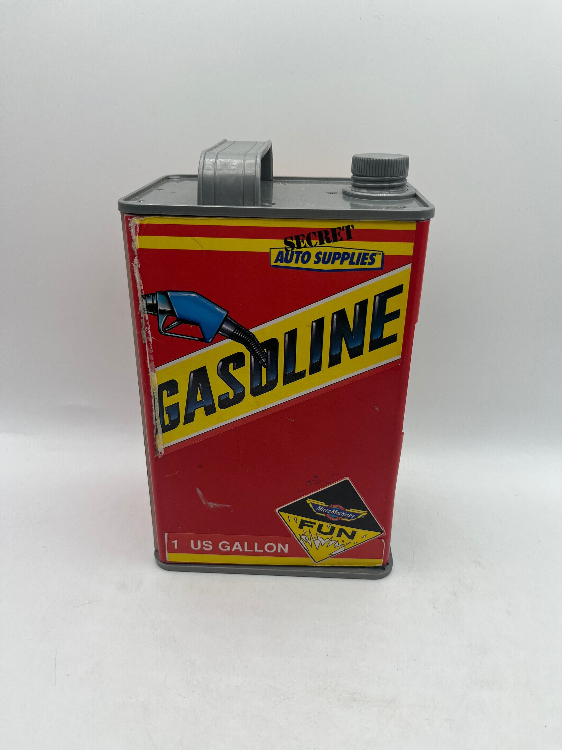 Secret Auto Supplies Gasoline Gas Can Play Set 1989 Micro Machines Galoob FRENLY BRICKS - Open 7 Days