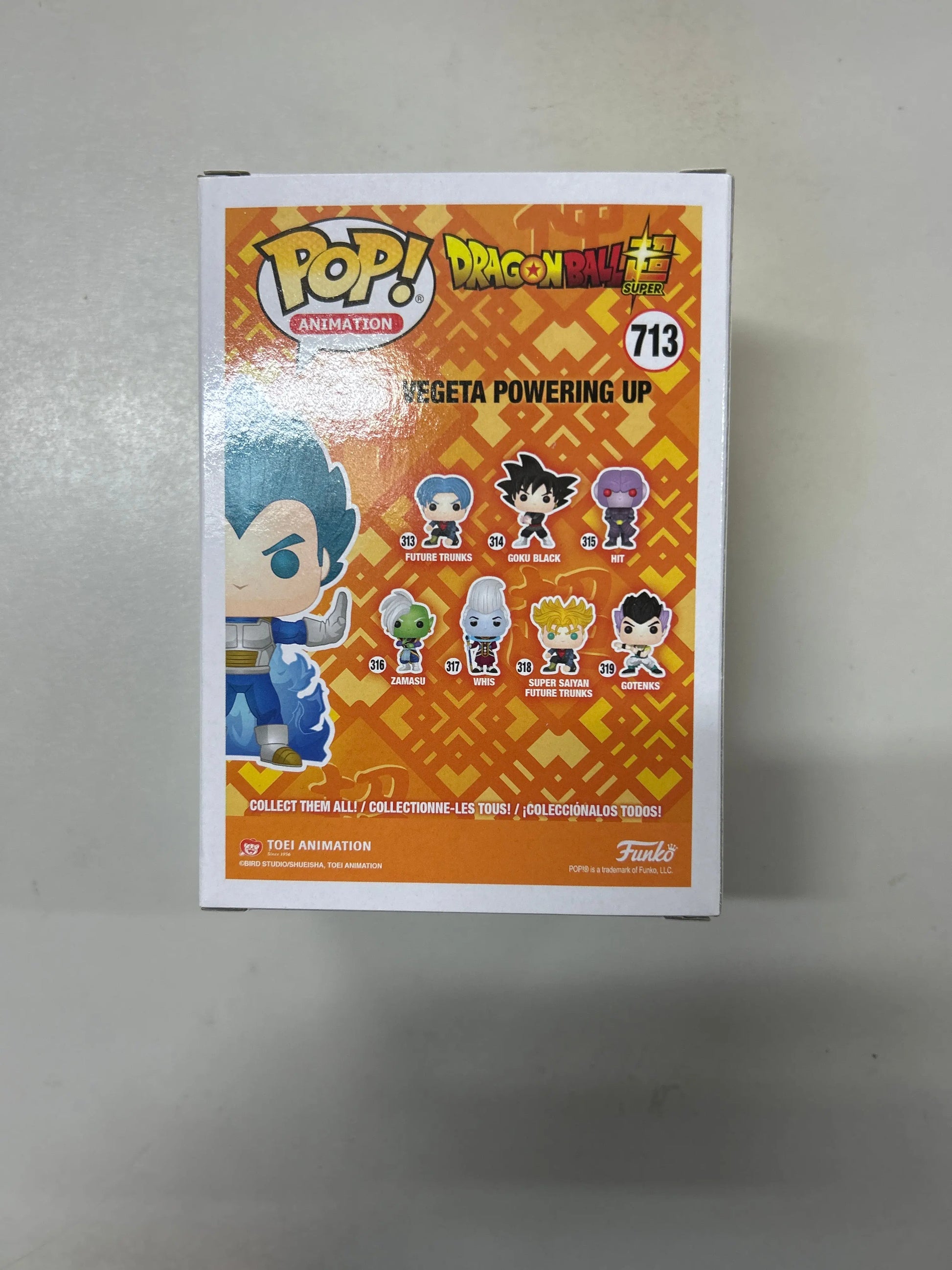 Pop Vinyl Dragon Ball Super # 713 Vegeta Powering Up FRENLY BRICKS - Open 7 Days