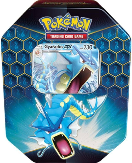 Pokemon TCG: Sun & Moon Hidden Fates - Gyarados-GX Collector's Tin FRENLY BRICKS - Open 7 Days