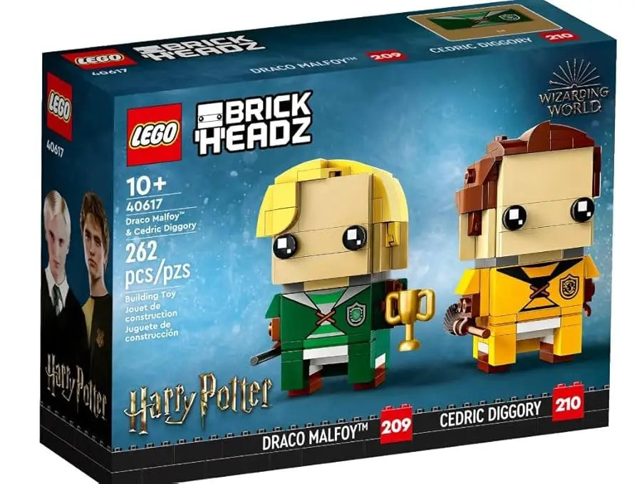 LEGO BRICKHEADZ: Draco Malfoy & Cedric Diggory (40617) FRENLY BRICKS - Open 7 Days