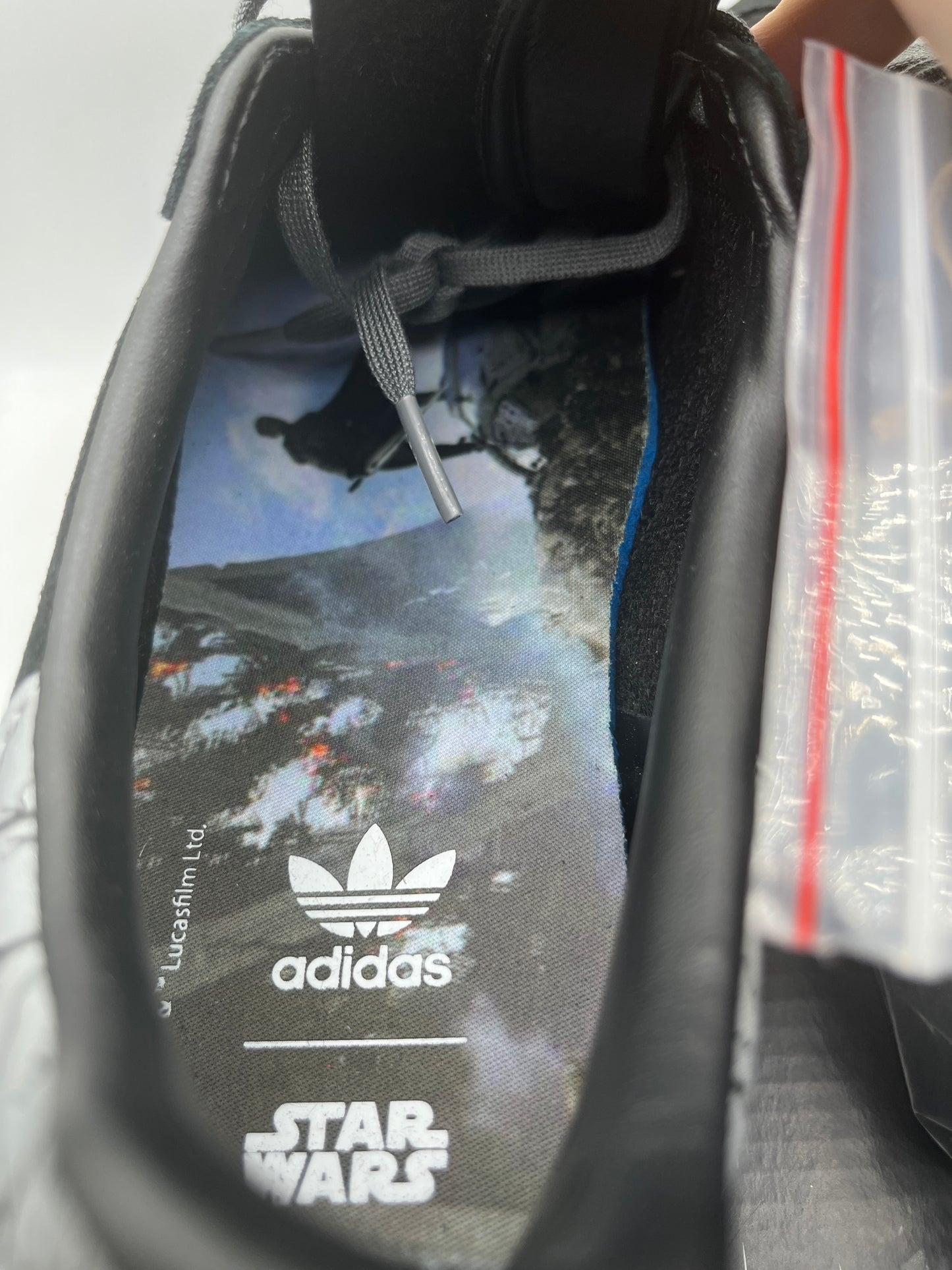 Adidas x Star Wars: Limited Edition Dark Saber Gazelle shoes (Size US 12)