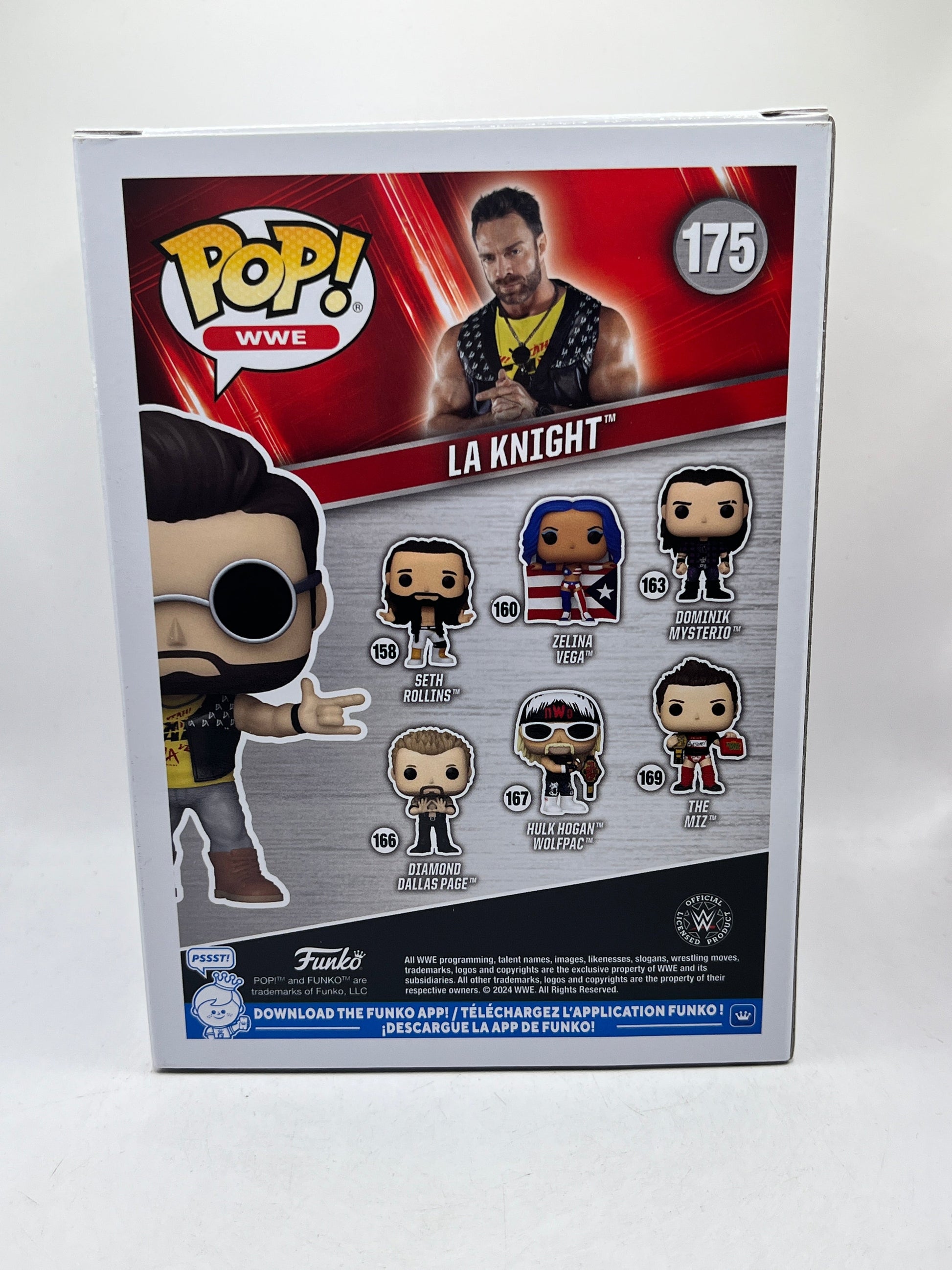 Funko POP! WWE - LA Knight #175 - Vinyl Collectable FRENLY BRICKS - Open 7 Days