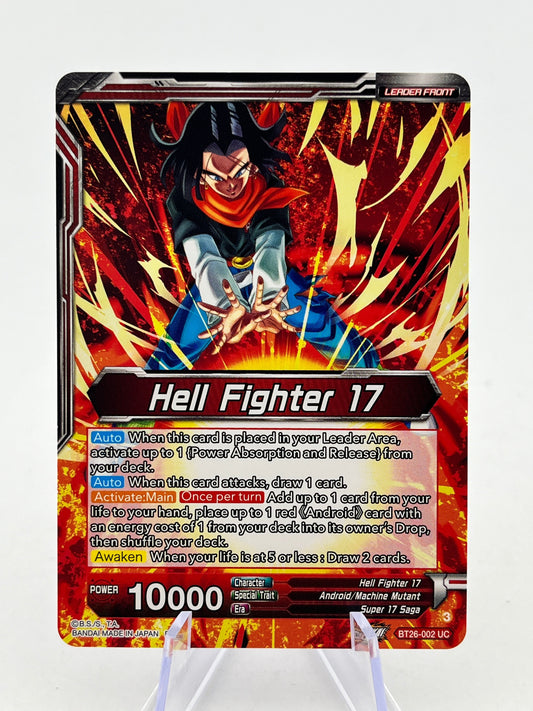 Dragon Ball - Super 17, Anti-Saiyan Killing Machine - BT26-002 - SLR - Single FRENLY BRICKS - Open 7 Days