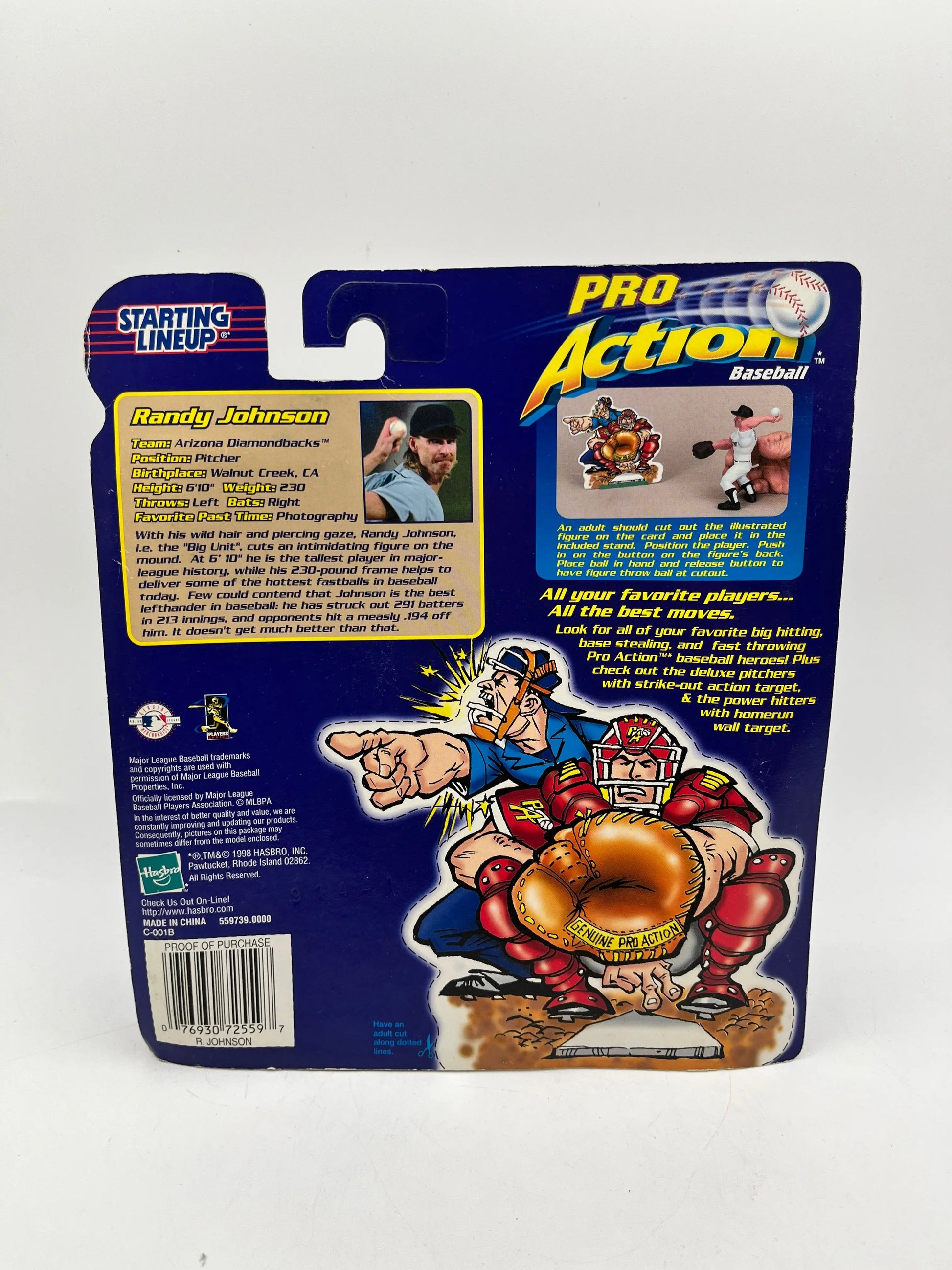 Hasbro Starting Line-Up Pro Action Baseball Mark McGwire - Sealed FRENLY BRICKS - Open 7 Days