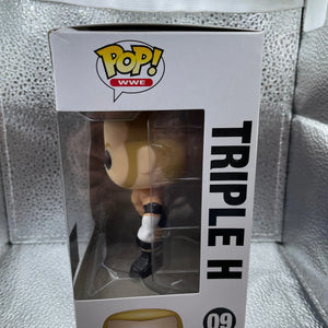 TRIPLE H WWE Funko Pop #09 **Authentic** Vaulted - Wrestling NOT MINT BOX FRENLY BRICKS - Open 7 Days