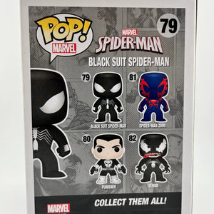 Funko POP! Marvel Spider-Man Black Suit Spider-Man #79 - Vinyl Collectable FRENLY BRICKS - Open 7 Days