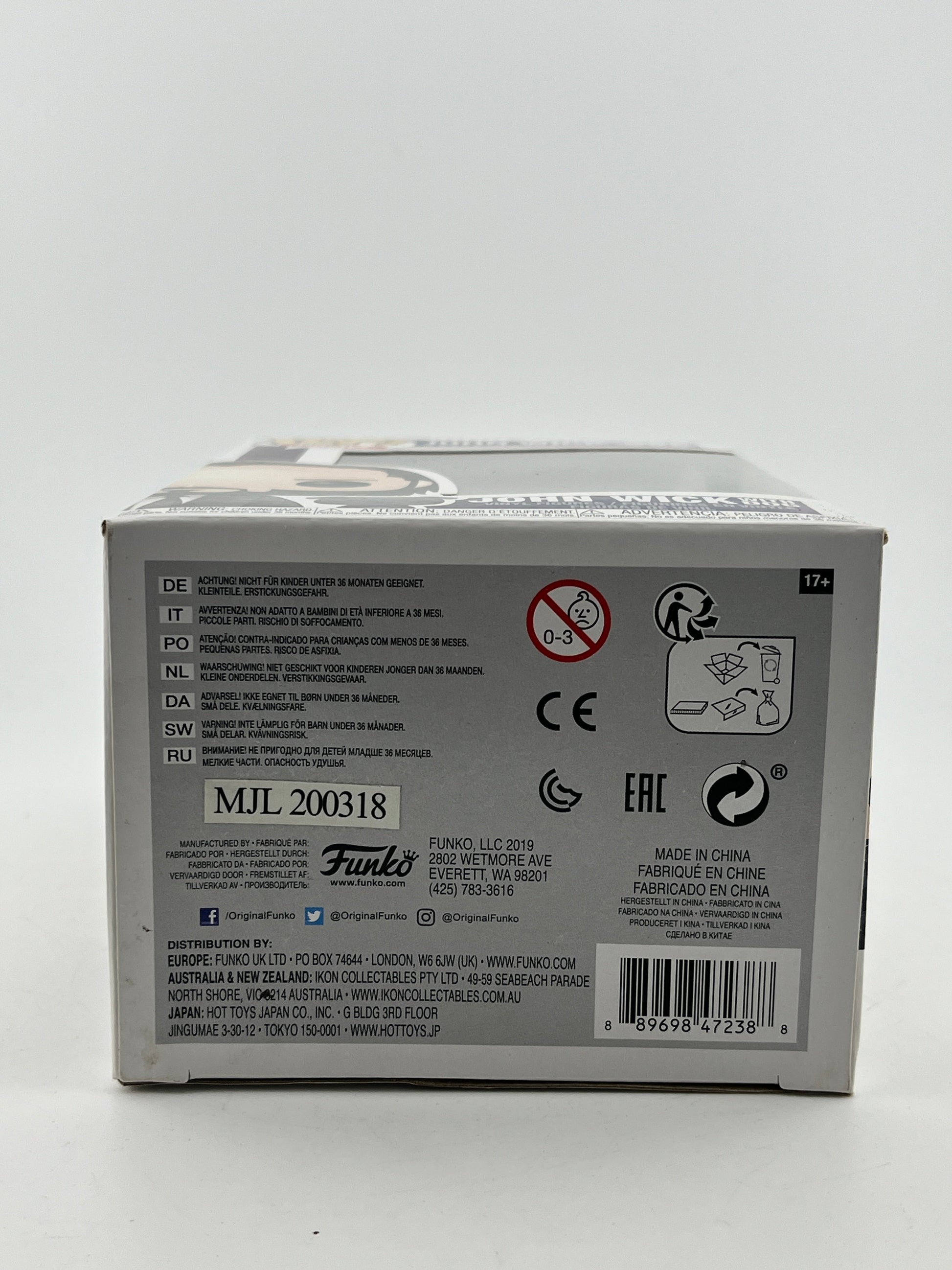 Funko POP! Movies - John Wick With Dog #580 - Vinyl Collectable FRENLY BRICKS - Open 7 Days