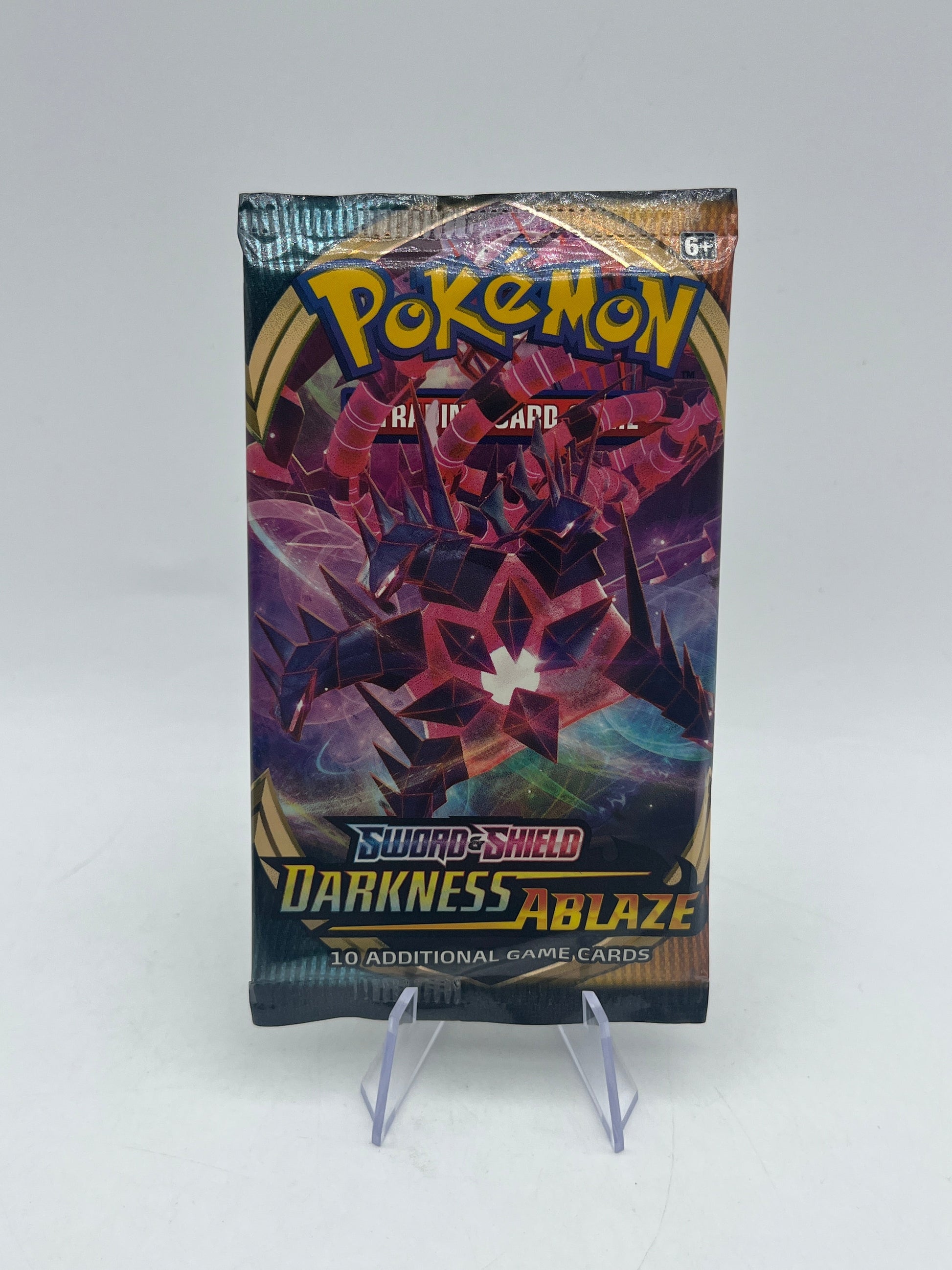 Pokemon TCG Sword & Shield Darkness Ablaze Booster Pack Art Set SEALED x4 FRENLY BRICKS - Open 7 Days