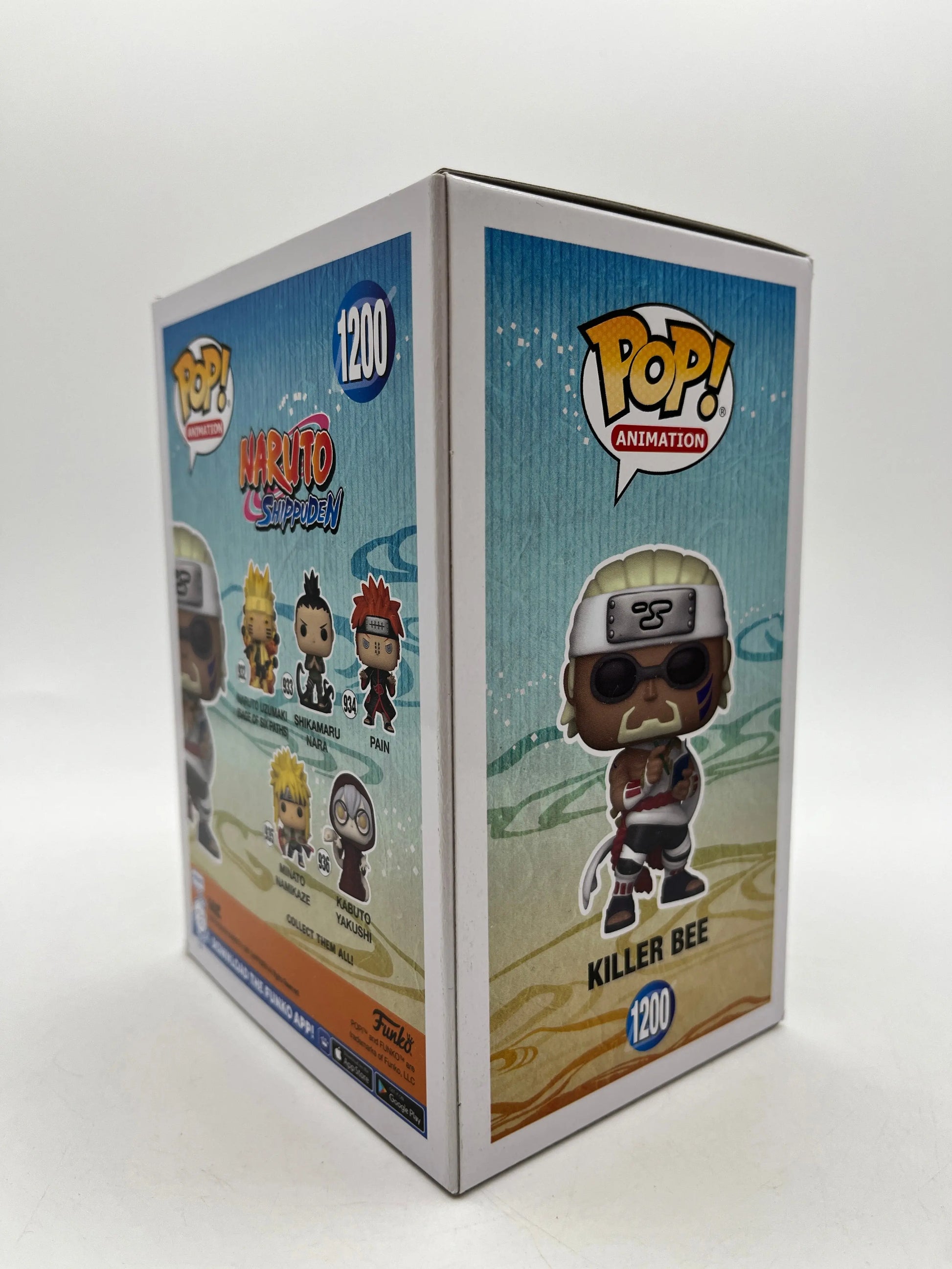 Funko POP! Animation Naruto Shippuden Killer Bee #1200 - Limited Edition Chase FRENLY BRICKS - Open 7 Days