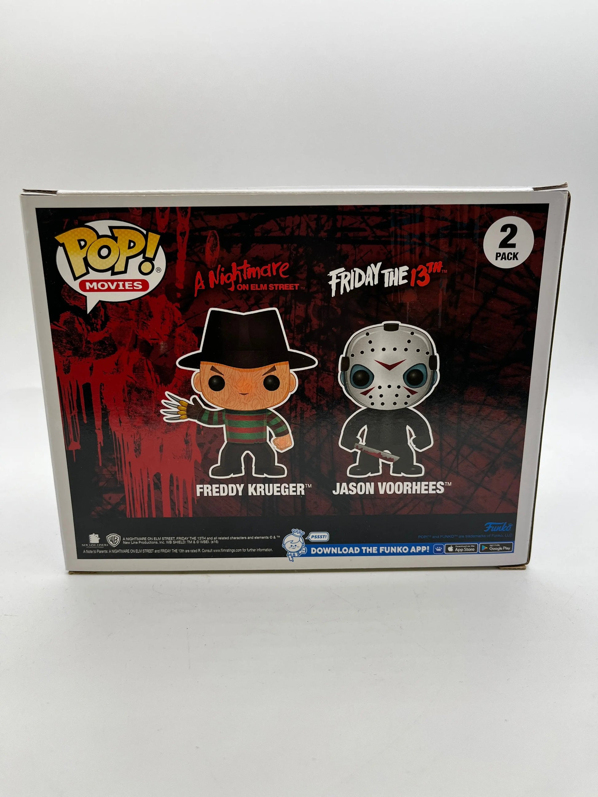 Funko POP! Movies - Freddy Kruger & Jason Voorhees (2 pack) FRENLY BRICKS - Open 7 Days