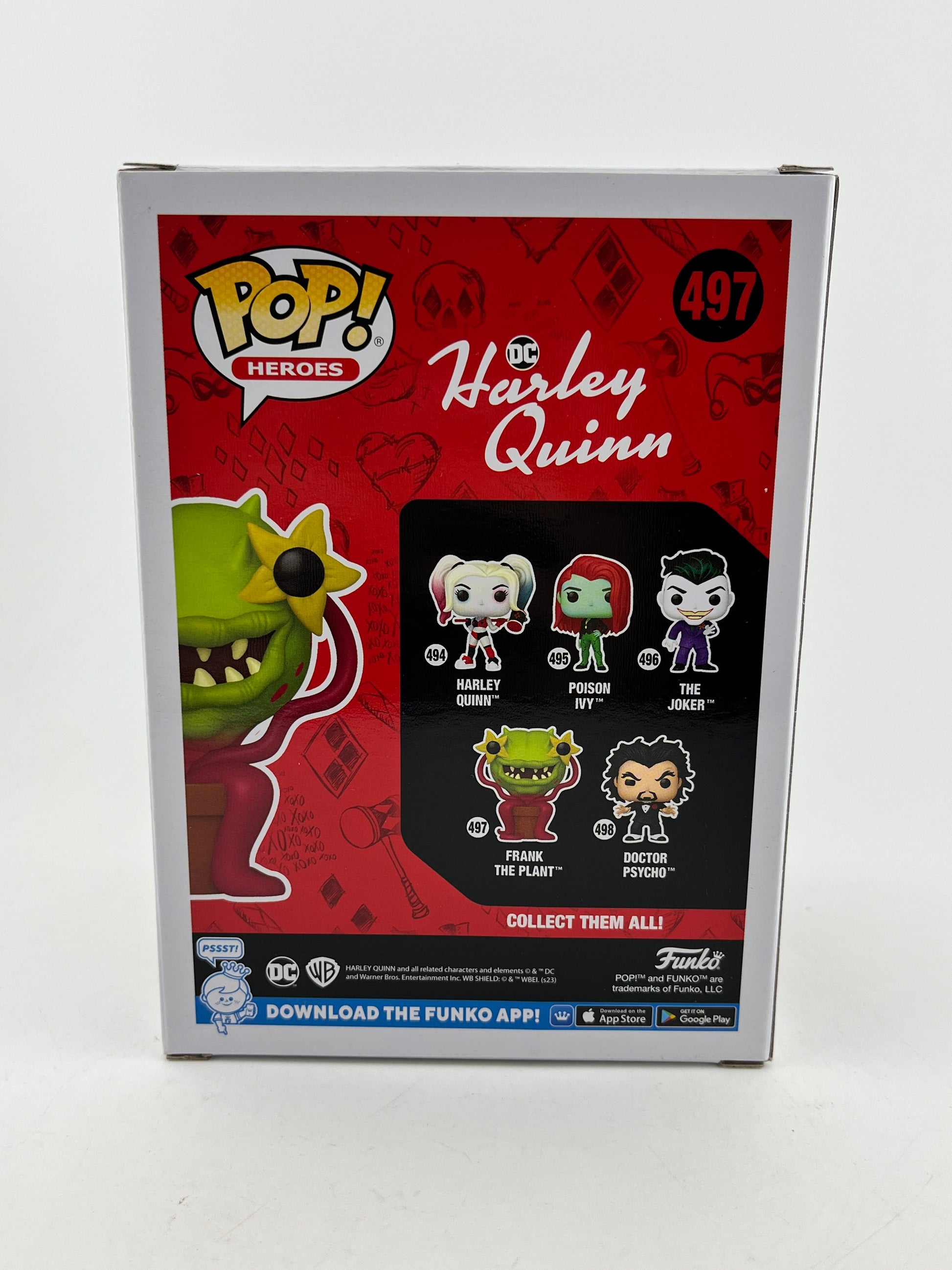 Funko POP! DC Harley Quinn - Frank The Plant #497 - Vinyl Collectable FRENLY BRICKS - Open 7 Days