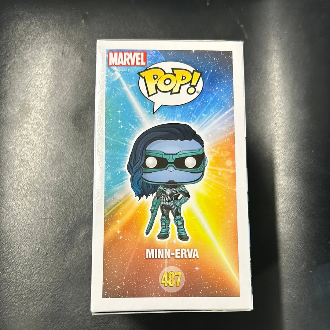 Pop Vinyl Marvel #487 Minn-Erva FRENLY BRICKS - Open 7 Days