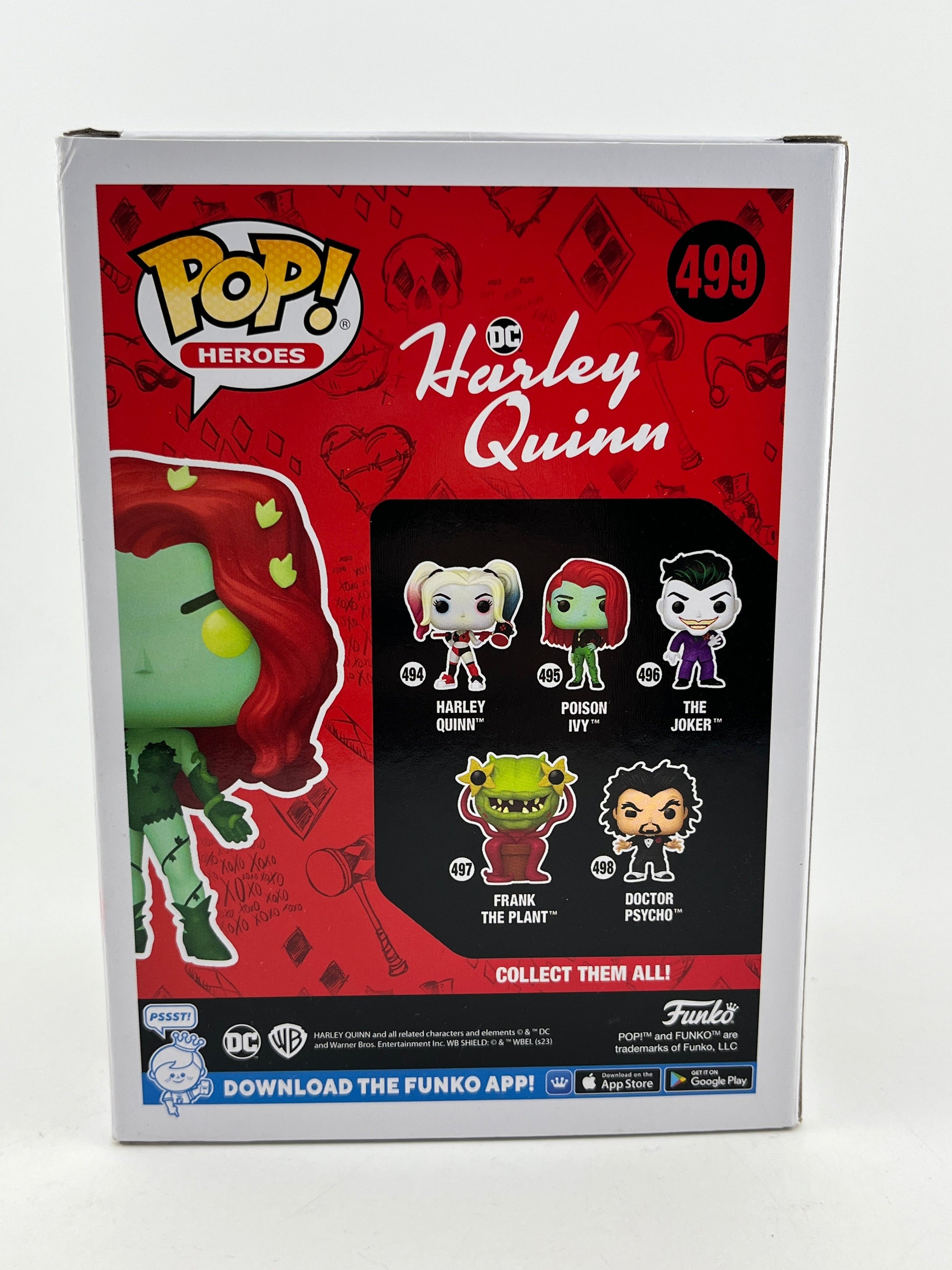 Funko POP! DC Harley Quinn - Posion Ivy #499 - Glow Special Edition FRENLY BRICKS - Open 7 Days