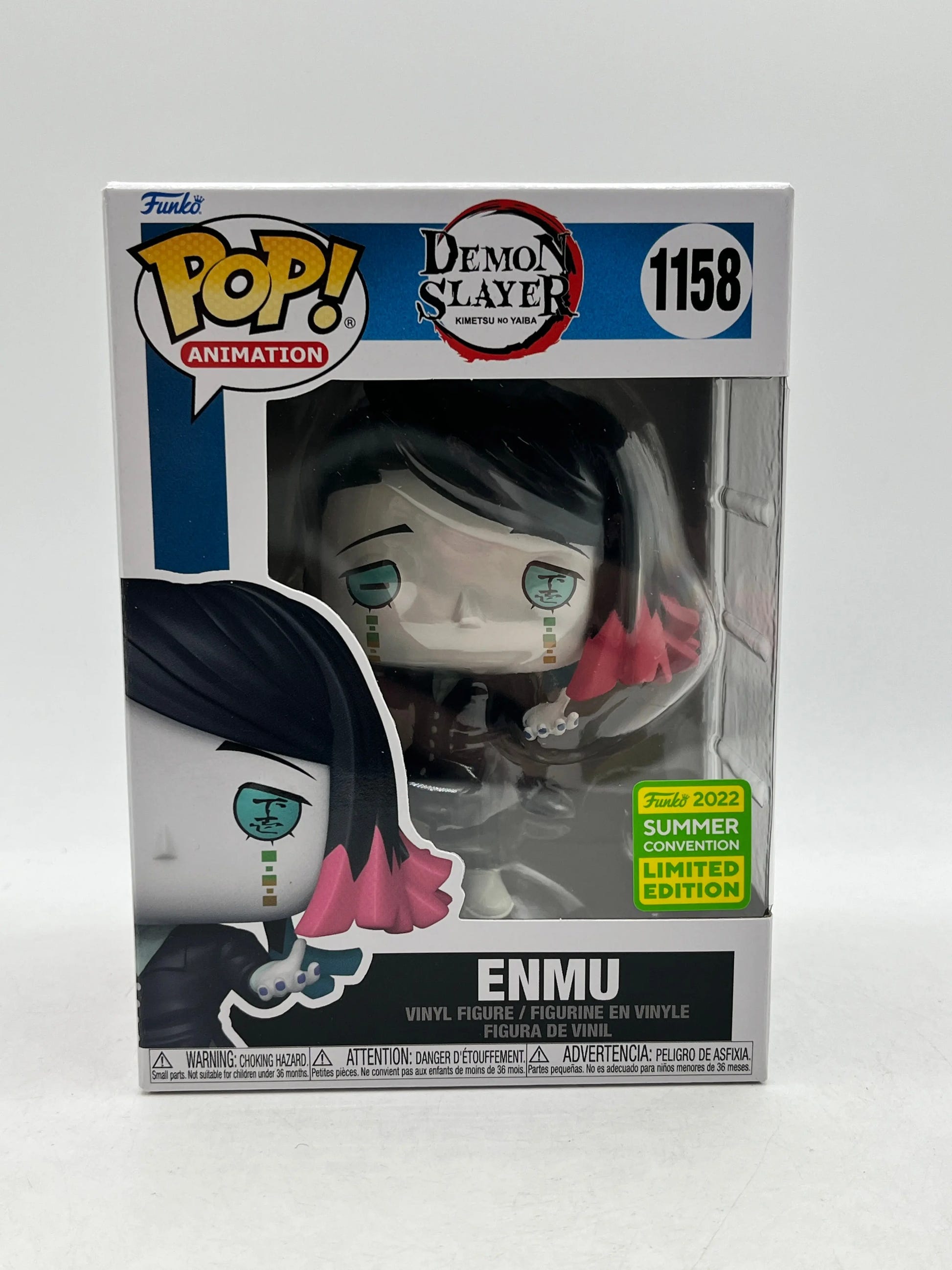 Funko POP! Demon Slayer #1158 - Enmu - 2022 Summer Con Exclusive! FRENLY BRICKS - Open 7 Days image 1