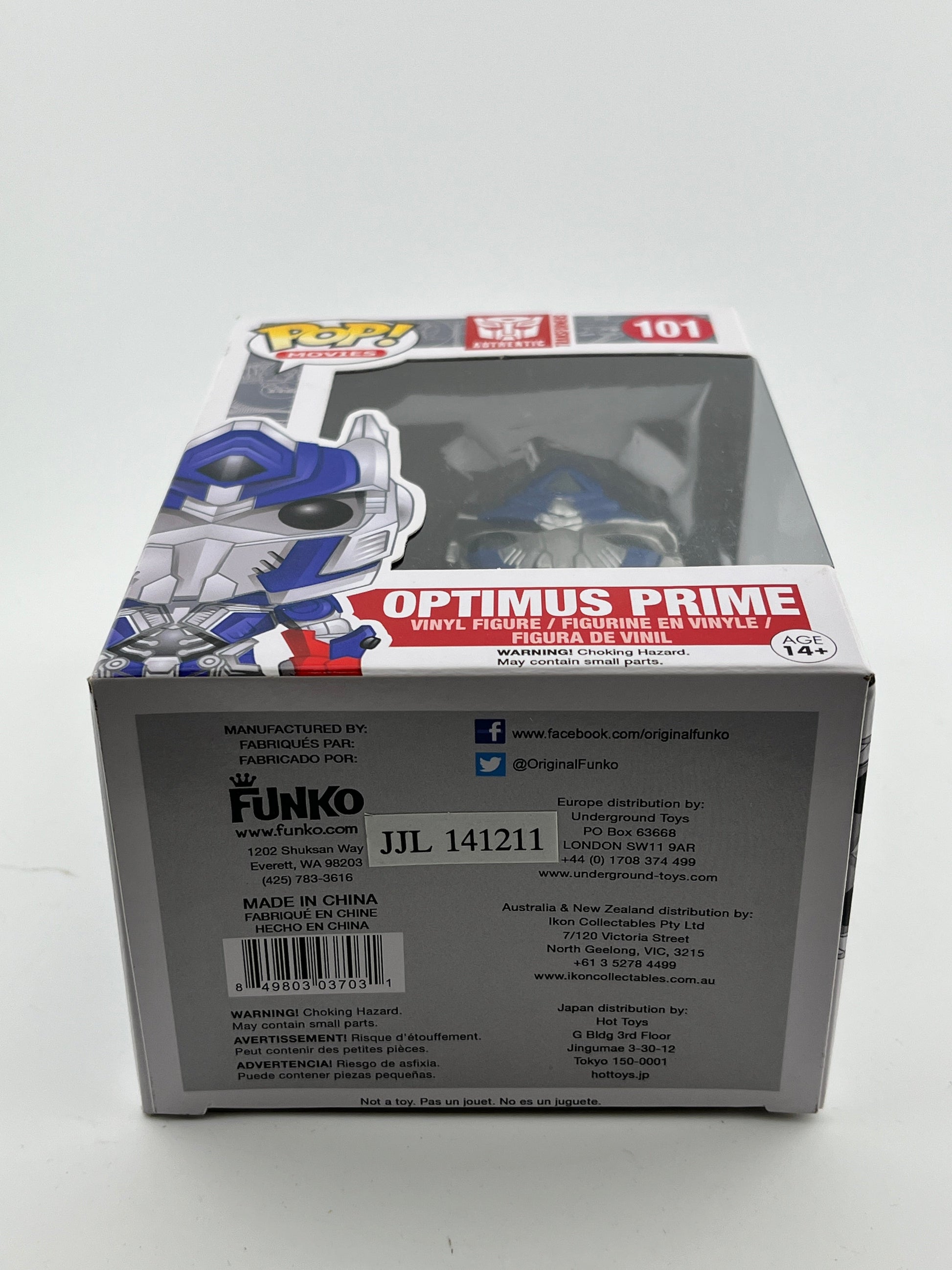 Funko POP! Authentic Transformers - Optimus Prime #101 - Vinyl Collectable FRENLY BRICKS - Open 7 Days