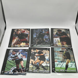 The 95’ All Blacks Contenders - Lot Of 12 Autographed Cards - 1995 FRENLY BRICKS - Open 7 Days