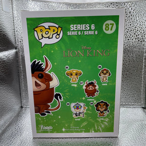 Funko POP! Disney The Lion King Pumbaa #87 Vinyl Figure DAMAGED BOX SEE PICS FRENLY BRICKS - Open 7 Days