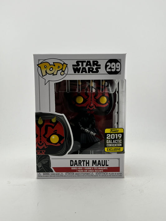 Funko POP! Star Wars - Darth Maul - 2019 Galactic Convention Exclusive FRENLY BRICKS - Open 7 Days