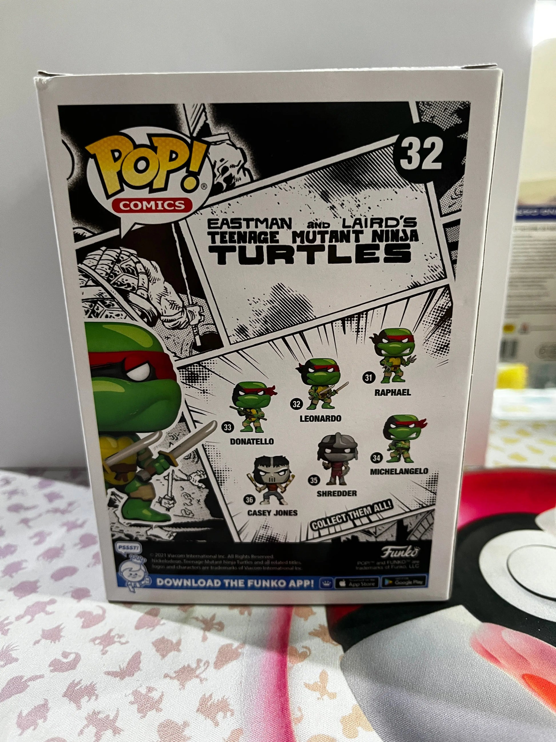 Funko Pop Vinyl Comics Chase TMNT Leonardo #32 FRENLY BRICKS - Open 7 Days