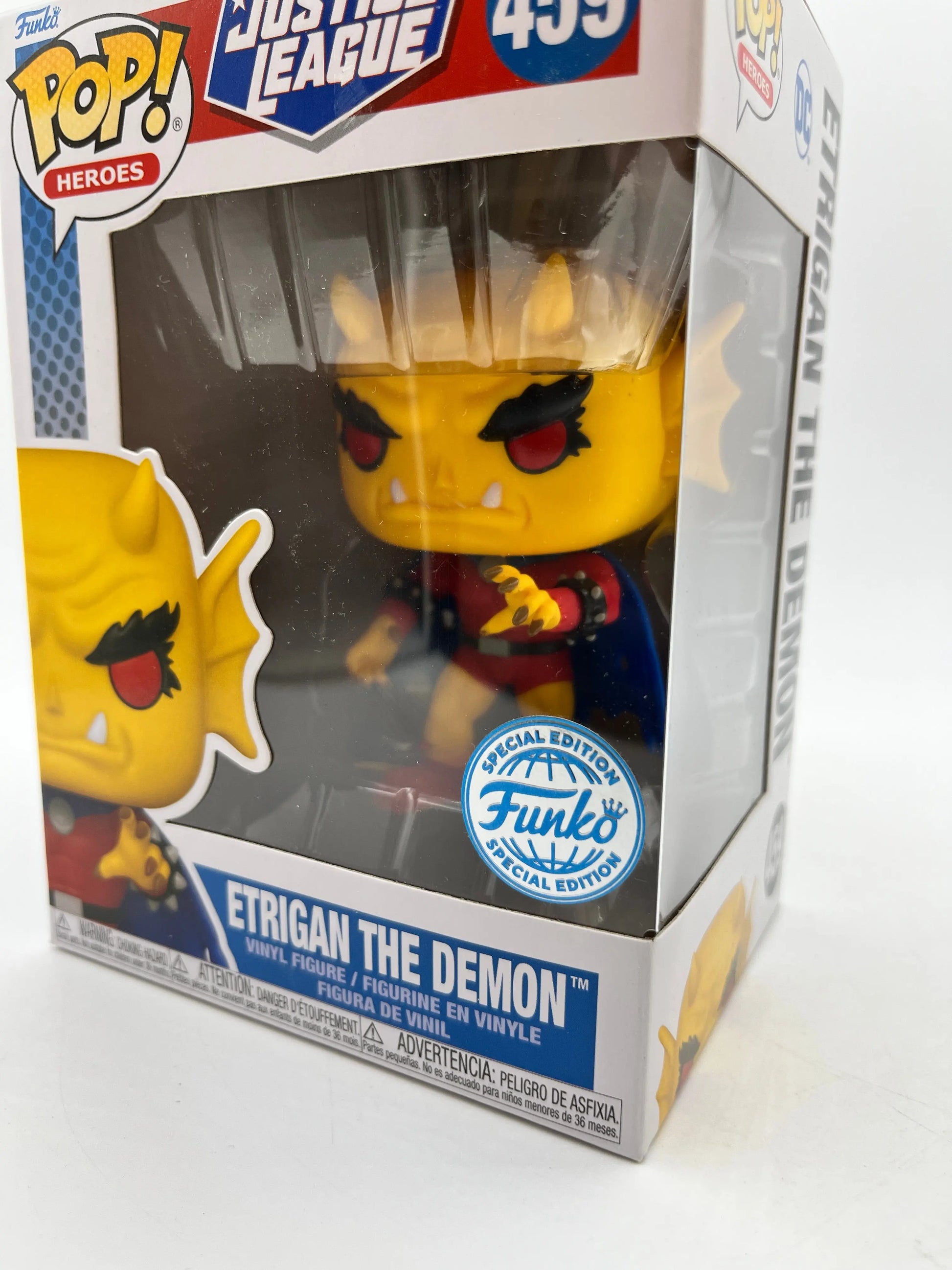 Funko POP! Heroes Justice League Etrigan The Demon #459 - Special Edition FRENLY BRICKS - Open 7 Days