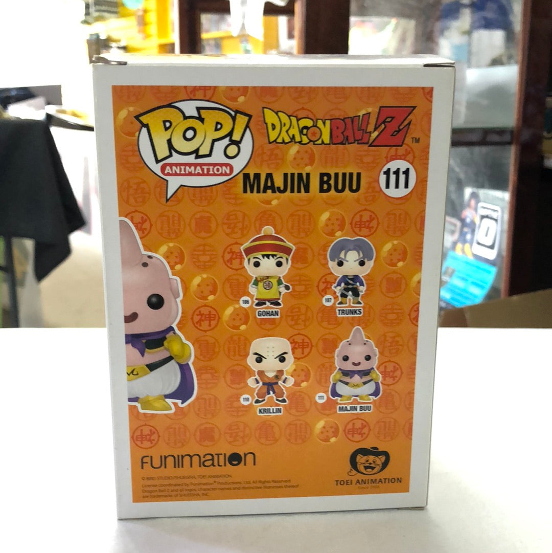 FUNKO POP VINYL DRAGON BALL Z MAJIN BUU CHOCOLATE #111 FRENLY BRICKS - Open 7 Days