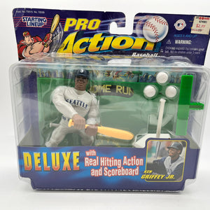 1998 Starting Lineup Pro Action Baseball Ken Griffey Jr. Deluxe Hitting Action - Hasbro FRENLY BRICKS - Open 7 Days
