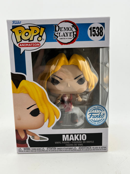 Funko POP! Animation Demon Slayer - Makio #1538 - Special Edition FRENLY BRICKS - Open 7 Days