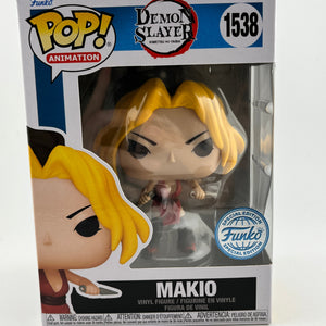 Funko POP! Animation Demon Slayer - Makio #1538 - Special Edition FRENLY BRICKS - Open 7 Days