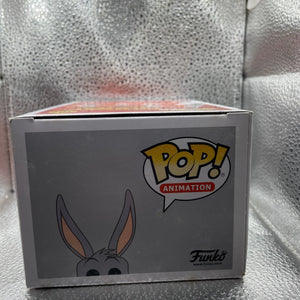 Funko POP! Animation Looney Tunes Bugs Bunny Flocked #307 Vinyl Figure DAMAGED FRENLY BRICKS - Open 7 Days