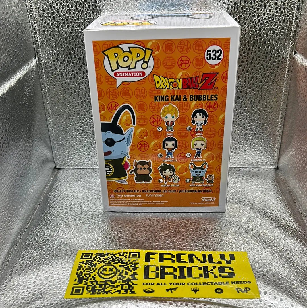 Pop Vinyl Dragon Ball Z King Kai & Bubbles FRENLY BRICKS - Open 7 Days