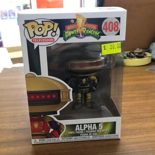 Funko Pop! Mighty Morphin Power Rangers Alpha 5 Black #408 Vinyl Figure FRENLY BRICKS - Open 7 Days