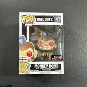 Funko Pop! Vinyl: Call of Duty - Monkey Bomb - GameStop (Exclusive) #147 FRENLY BRICKS - Open 7 Days