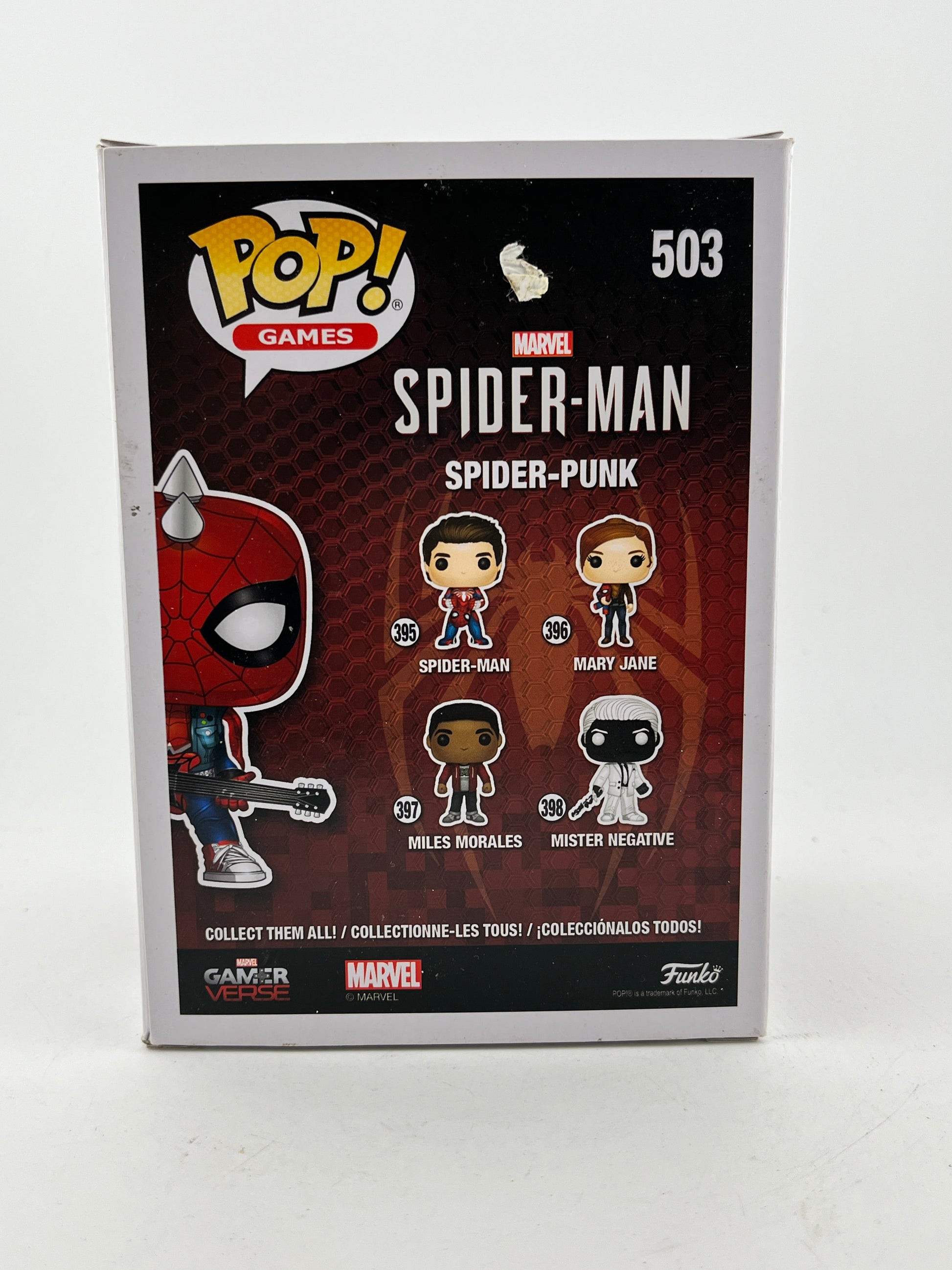 Funko POP! Games - Marvel Spider-Punk #503 - Special Edition FRENLY BRICKS - Open 7 Days