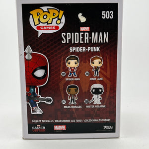 Funko POP! Games - Marvel Spider-Punk #503 - Special Edition FRENLY BRICKS - Open 7 Days
